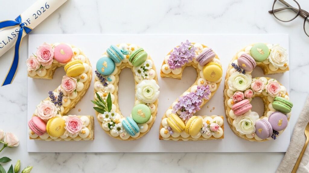 2026 Number Cake Graduation Design