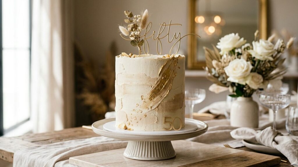 Trending 50th Birthday Cake Aesthetics for 2026